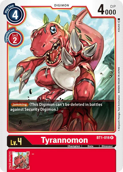 Tyrannomon - Release Special Booster - BT1-016 R