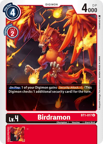 Birdramon - BT1-017 - Release Special Booster - BT1-017 U