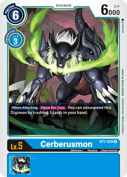 Cerberusmon - Release Special Booster - BT1-039 R