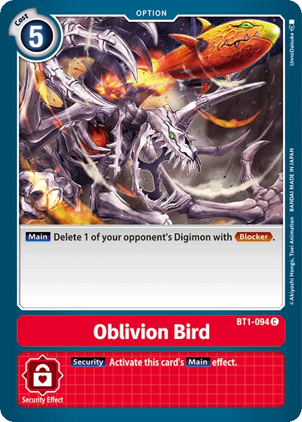 Oblivion Bird - Release Special Booster - BT1-094 C