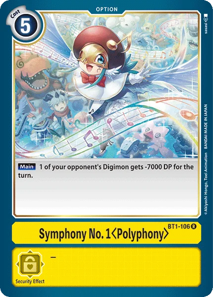 Symphony No. 1 (Polyphony) - Release Special Booster - BT1-106 R