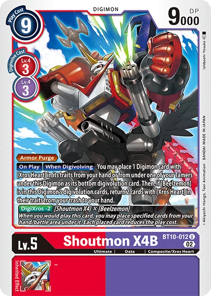 Shoutmon X4B - BT10-012 Uncommon