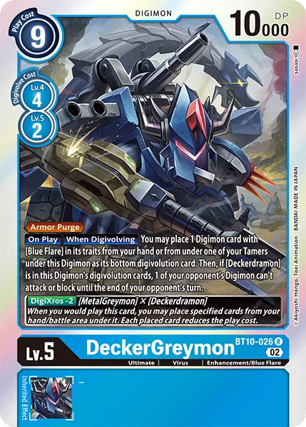 DeckerGreymon - BT10-026 Rare