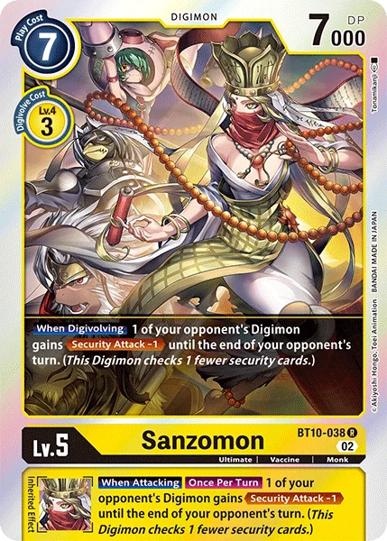 Sanzomon - BT10-038 Rare