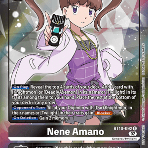 Nene Amano - XROS Encounter - BT10-092 (Box Topper)