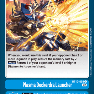 Plasma Deckerdra Launcher - XROS Encounter - BT10-098 Common