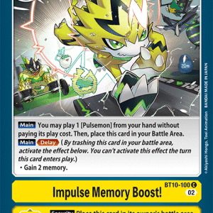 Impulse Memory Boost! - XROS Encounter - BT10-100 Common