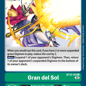 Gran del Sol - XROS Encounter - BT10-103 Uncommon