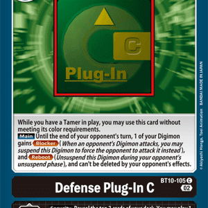Defense Plug-In C - XROS Encounter - BT10-105 Common