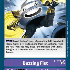 Buzzing Fist - XROS Encounter - BT10-107 Common