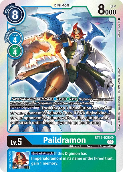 Paildramon - BT12-028 - Rare