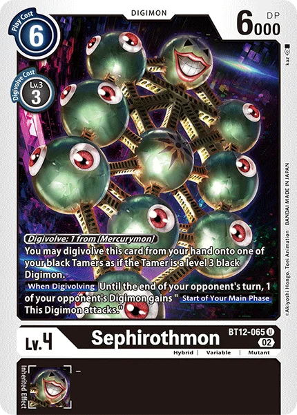 Sephirothmon - BT12-065 - Uncommon
