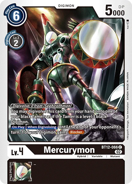 Mercurymon - BT12-066 - Common
