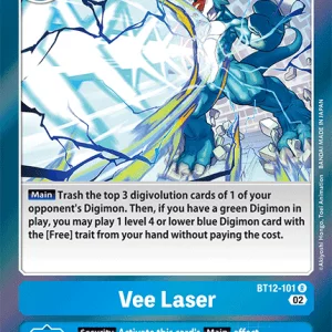 Vee Laser - BT12-101 - Rare