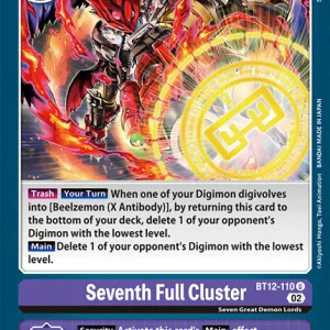 Seventh Full Cluster - BT12-110 - Uncommon