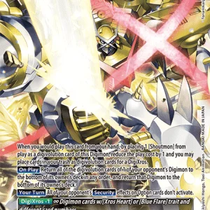 Shoutmon X7: Superior Mode - BT12-112 - Secret Rare