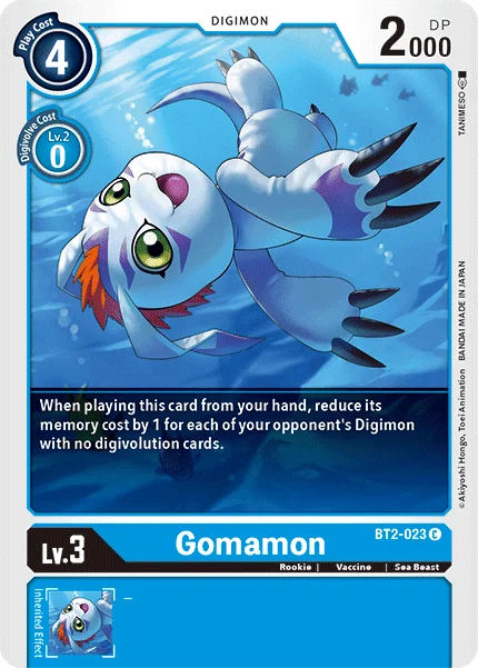 Gomamon - BT2-023 - Release Special Booster - BT2-023 C
