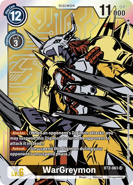 WarGreymon - BT2-065 (Alternate Art) - Release Special Booster - BT2-065 SR