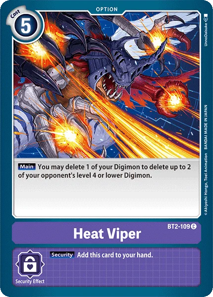 Heat Viper - Release Special Booster - BT2-109 C