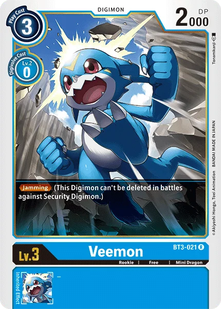 Veemon - BT3-021 - Release Special Booster - BT3-021 R