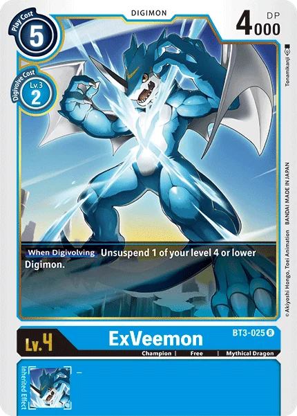 ExVeemon - Release Special Booster - BT3-025 R
