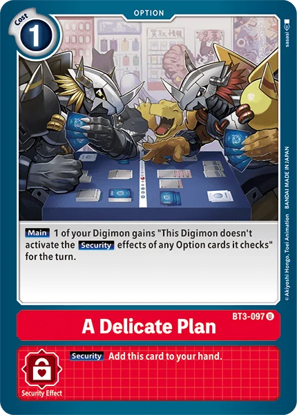 A Delicate Plan - Release Special Booster - BT3-097 U