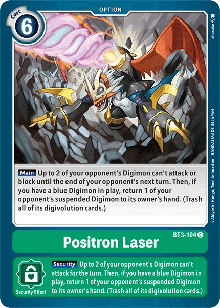 Positron Laser - Release Special Booster - BT3-104 C