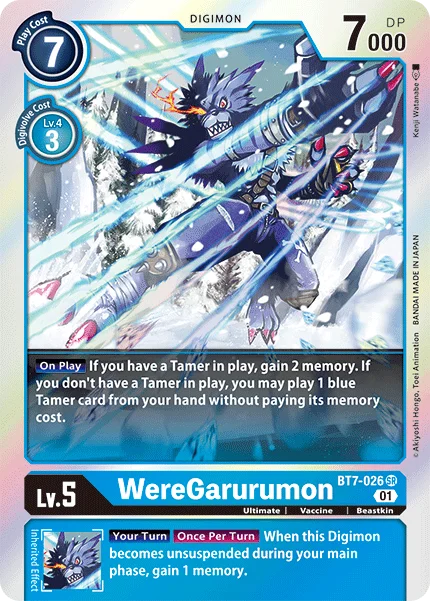 WereGarurumon - Next Adventure - BT7-026 SR
