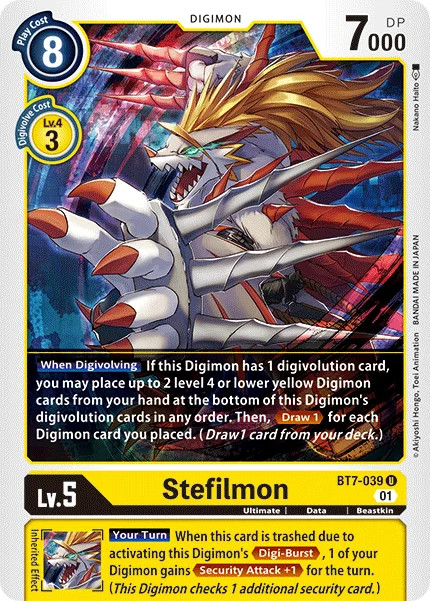 Stefilmon - Next Adventure - BT7-039 U