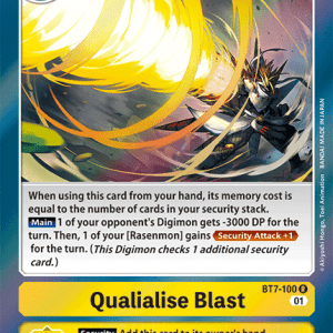 Qualialise Blast - Next Adventure - BT7-100 R