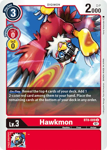 Hawkmon - New Awakening - BT8-009 U