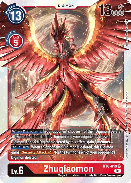 Zhuqiaomon - New Awakening - BT8-019 SR