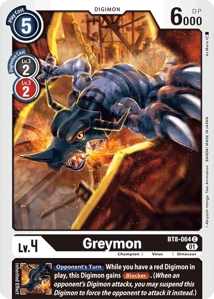 Greymon - New Awakening - BT8-064 C