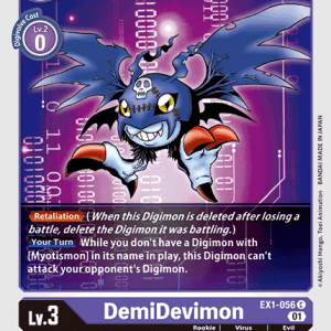 DemiDevimon - EX1-056 - Common