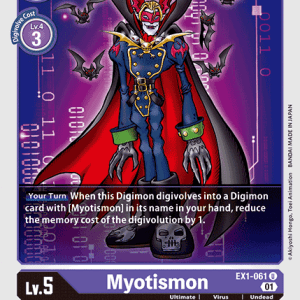 Myotismon - EX1-061 - Uncommon