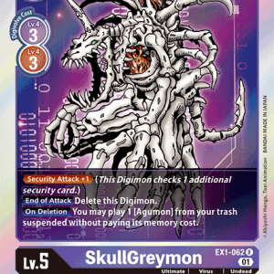 SkullGreymon - EX1-062 - Rare