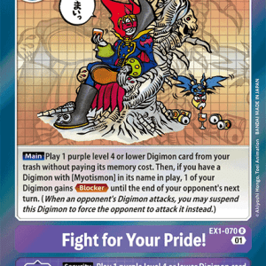 Fight for Your Pride! - EX1-070 - Rare