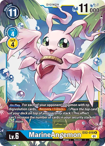 MarineAngemon EX2-018 Rare