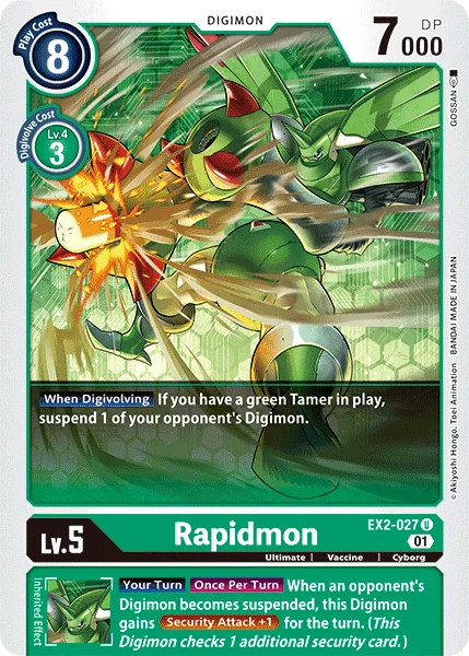 Rapidmon EX2-027 Uncommon