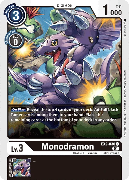 Monodramon EX2-030 Uncommon