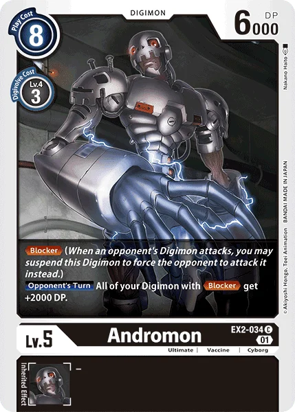 Andromon EX2-034 Common