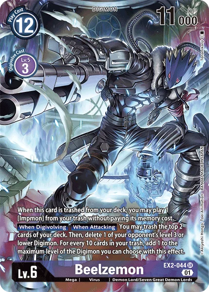 Beelzemon EX2-044 Alternative Art