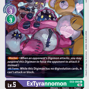 ExTyrannomon EX3-060 - Draconic Roar - Common