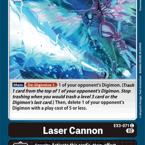 Laser Cannon EX3-071 - Draconic Roar - Common