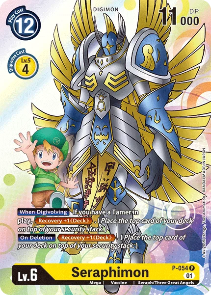 Seraphimon Promo P-054 Digimon Promotion Cards - Next Adventure