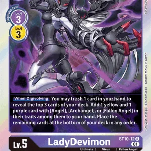 LadyDevimon - Starter Deck 10: Parallel World Tactician ST10-12 R