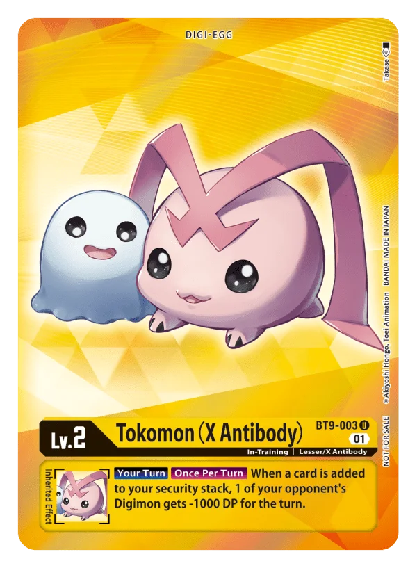 Tokomon (Box Topper) - X Record - BT9-003 U