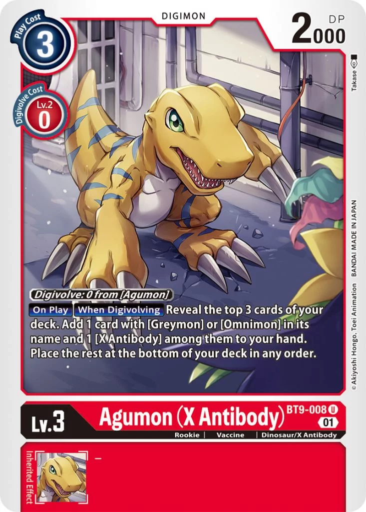 Agumon (X Antibody) - X Record - BT9-008 U
