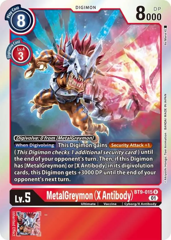 MetalGreymon (X Antibody) - X Record - BT9-015 R