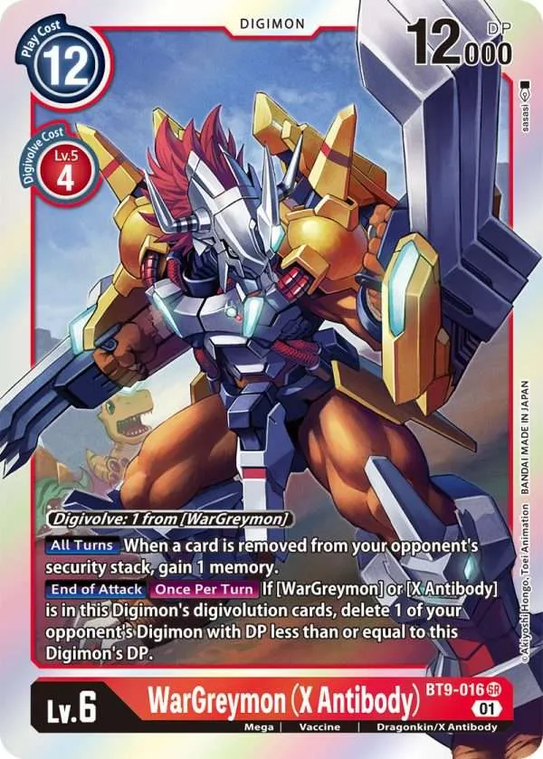 WarGreymon (X Antibody) - X Record - BT9-016 SR